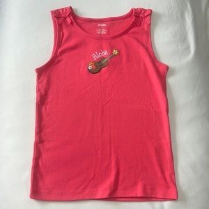 NWOT Gymboree summer tank top with embroidered “Aloha” and ukulele